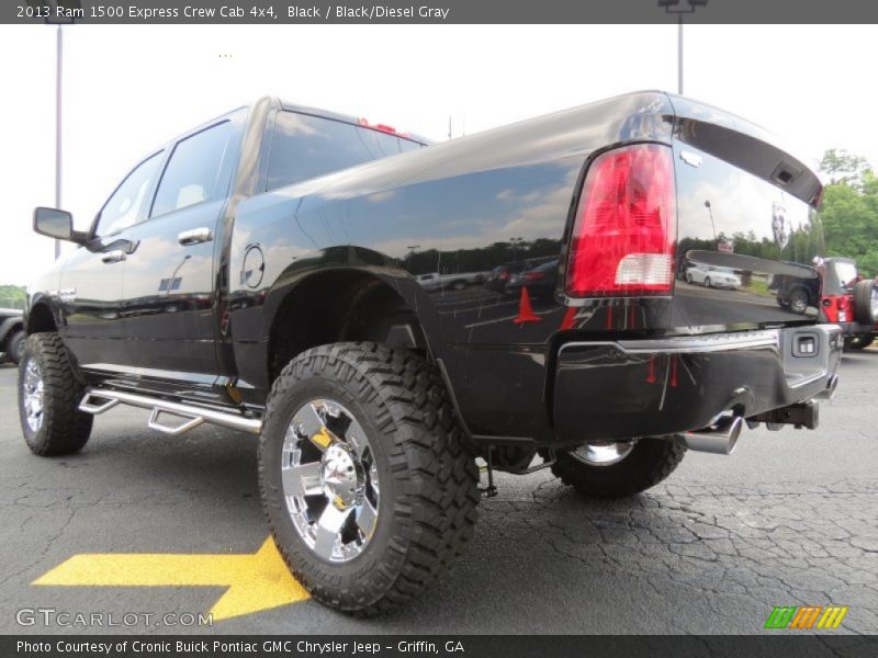 Black / Black/Diesel Gray 2013 Ram 1500 Express Crew Cab 4x4