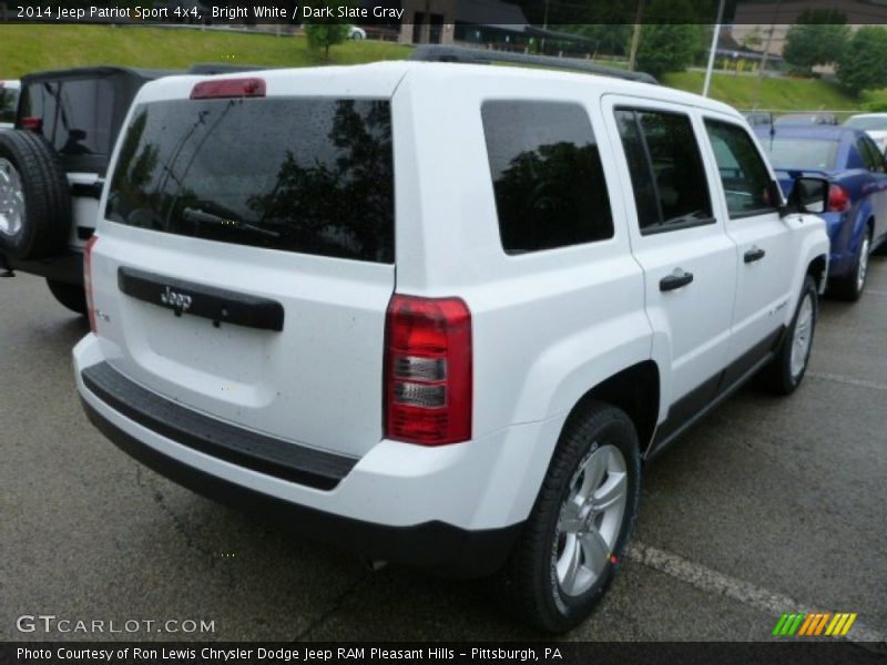 Bright White / Dark Slate Gray 2014 Jeep Patriot Sport 4x4
