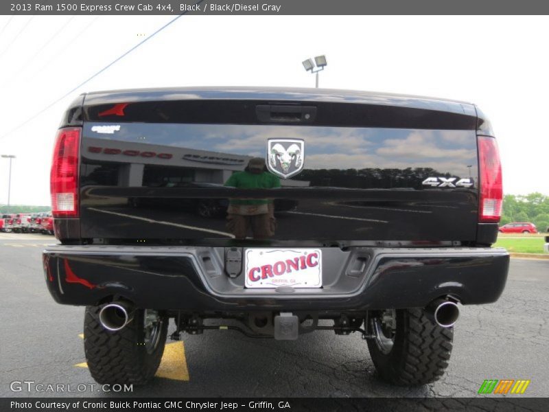 Black / Black/Diesel Gray 2013 Ram 1500 Express Crew Cab 4x4