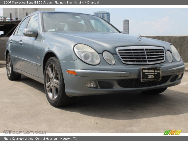 Platinum Blue Metallic / Charcoal 2006 Mercedes-Benz E 350 Sedan
