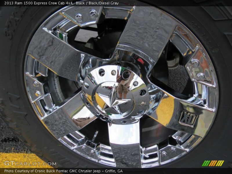 Black / Black/Diesel Gray 2013 Ram 1500 Express Crew Cab 4x4