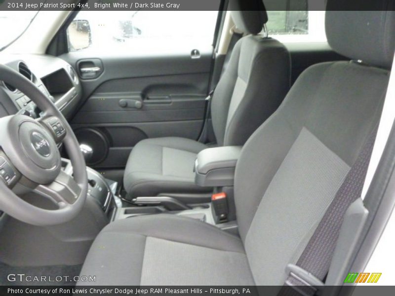 Bright White / Dark Slate Gray 2014 Jeep Patriot Sport 4x4