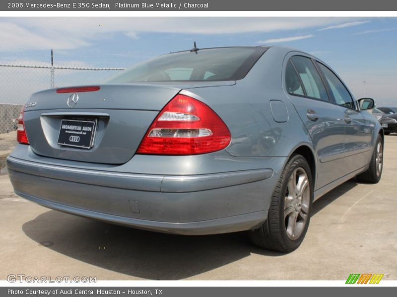 Platinum Blue Metallic / Charcoal 2006 Mercedes-Benz E 350 Sedan