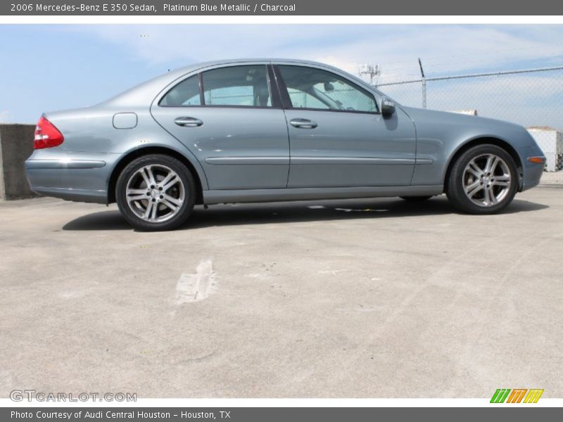 Platinum Blue Metallic / Charcoal 2006 Mercedes-Benz E 350 Sedan