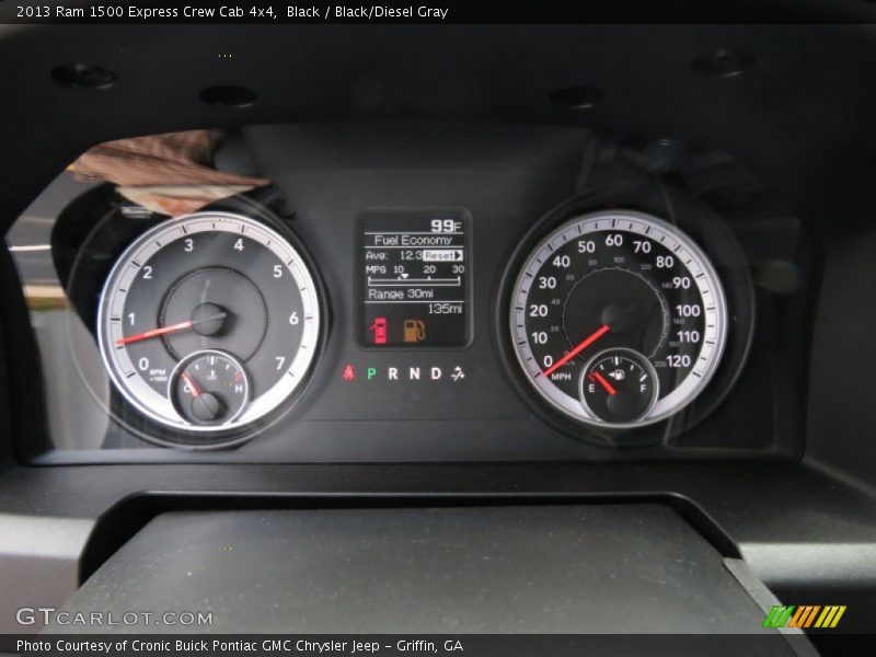 Black / Black/Diesel Gray 2013 Ram 1500 Express Crew Cab 4x4