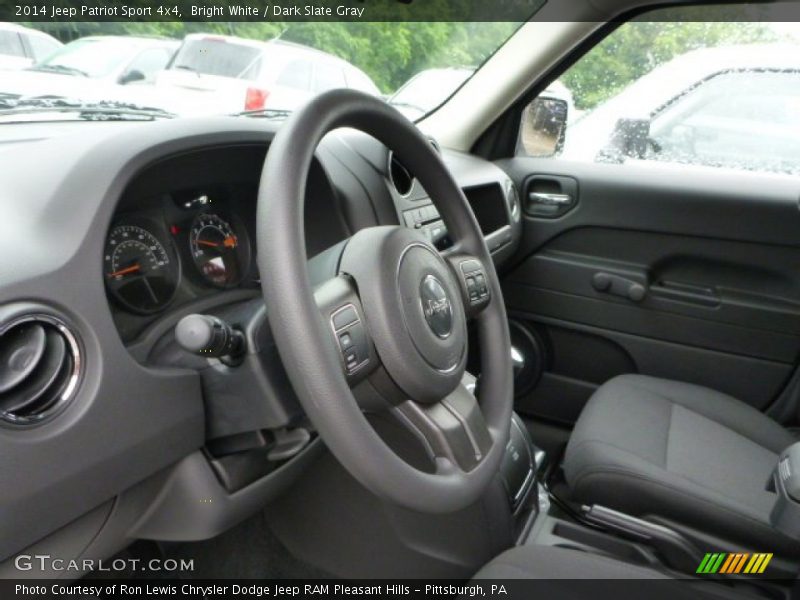 Bright White / Dark Slate Gray 2014 Jeep Patriot Sport 4x4