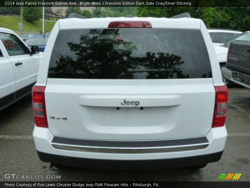 Bright White / Freedom Edition Dark Slate Gray/Silver Stitching 2014 Jeep Patriot Freedom Edition 4x4