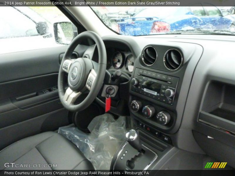 Bright White / Freedom Edition Dark Slate Gray/Silver Stitching 2014 Jeep Patriot Freedom Edition 4x4