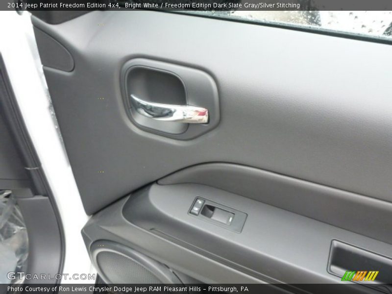 Bright White / Freedom Edition Dark Slate Gray/Silver Stitching 2014 Jeep Patriot Freedom Edition 4x4