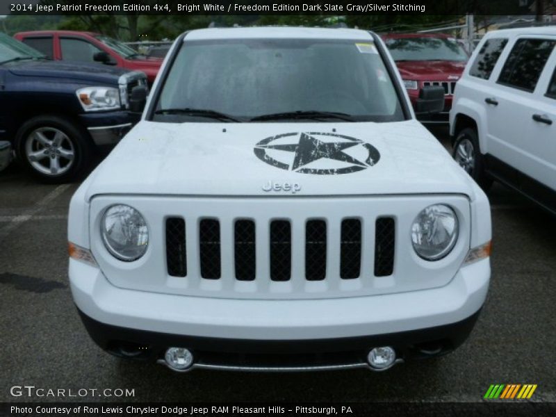 Bright White / Freedom Edition Dark Slate Gray/Silver Stitching 2014 Jeep Patriot Freedom Edition 4x4