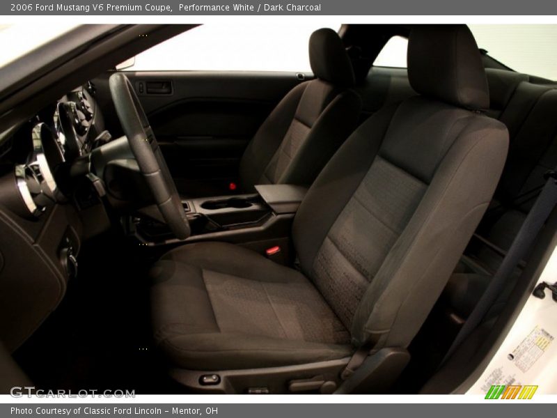 Performance White / Dark Charcoal 2006 Ford Mustang V6 Premium Coupe