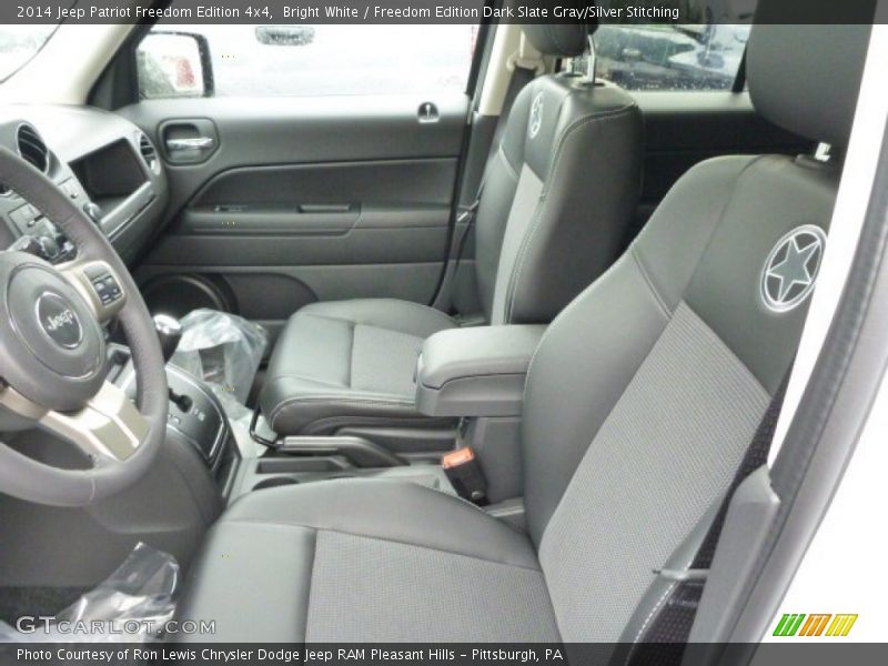 Bright White / Freedom Edition Dark Slate Gray/Silver Stitching 2014 Jeep Patriot Freedom Edition 4x4