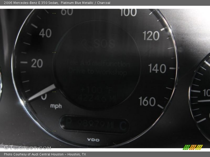 Platinum Blue Metallic / Charcoal 2006 Mercedes-Benz E 350 Sedan