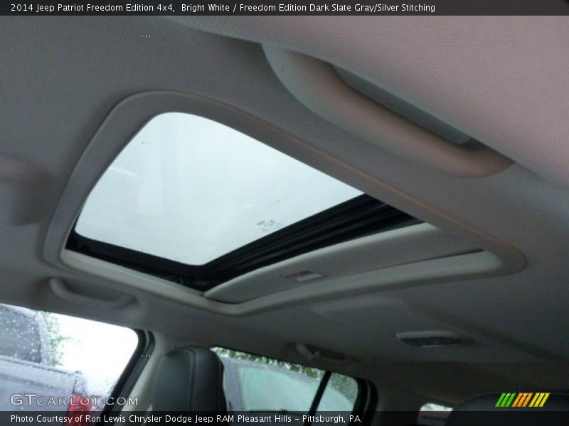 Bright White / Freedom Edition Dark Slate Gray/Silver Stitching 2014 Jeep Patriot Freedom Edition 4x4