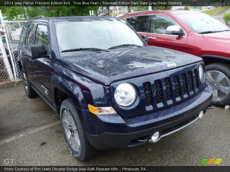 True Blue Pearl / Freedom Edition Dark Slate Gray/Silver Stitching 2014 Jeep Patriot Freedom Edition 4x4
