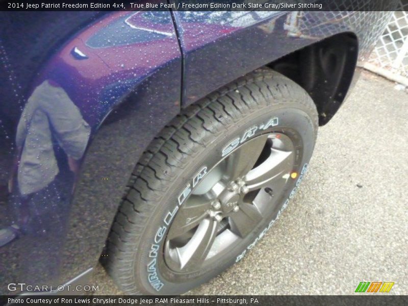 True Blue Pearl / Freedom Edition Dark Slate Gray/Silver Stitching 2014 Jeep Patriot Freedom Edition 4x4