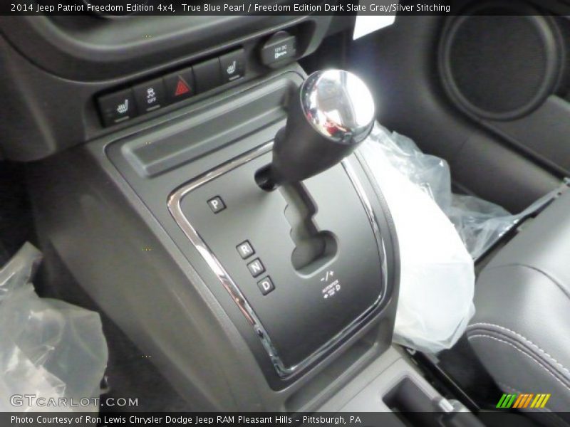 True Blue Pearl / Freedom Edition Dark Slate Gray/Silver Stitching 2014 Jeep Patriot Freedom Edition 4x4