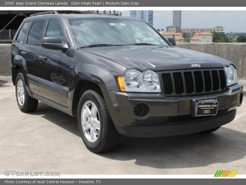 Dark Khaki Pearl / Medium Slate Gray 2005 Jeep Grand Cherokee Laredo