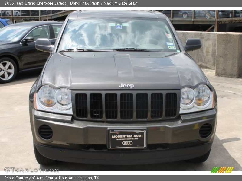 Dark Khaki Pearl / Medium Slate Gray 2005 Jeep Grand Cherokee Laredo
