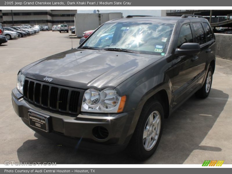 Dark Khaki Pearl / Medium Slate Gray 2005 Jeep Grand Cherokee Laredo