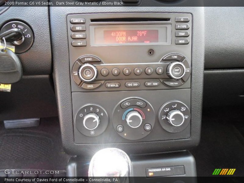 Controls of 2008 G6 V6 Sedan