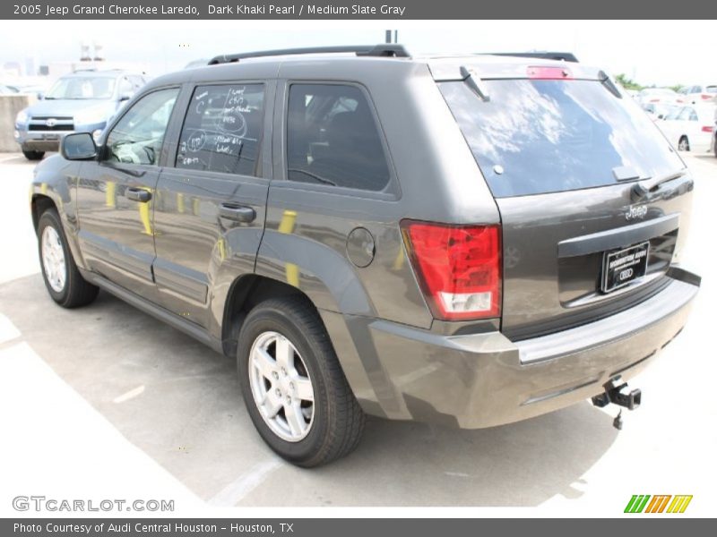 Dark Khaki Pearl / Medium Slate Gray 2005 Jeep Grand Cherokee Laredo