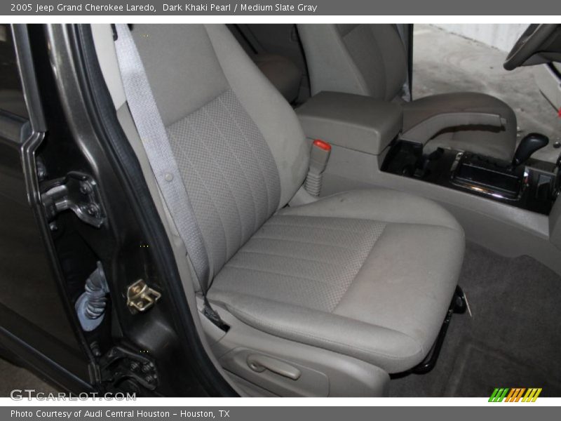 Dark Khaki Pearl / Medium Slate Gray 2005 Jeep Grand Cherokee Laredo