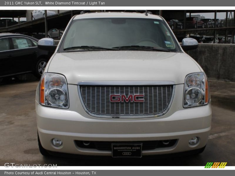 White Diamond Tintcoat / Light Tan 2011 GMC Yukon SLT