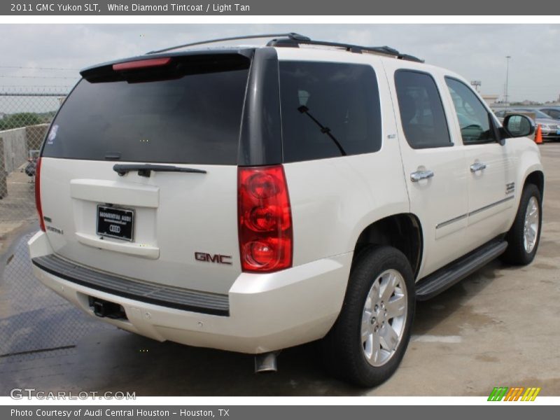 White Diamond Tintcoat / Light Tan 2011 GMC Yukon SLT