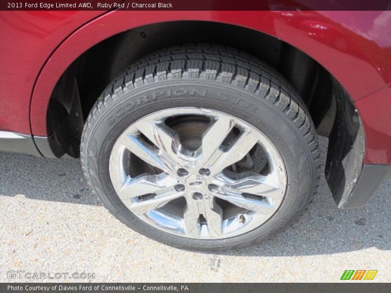 Ruby Red / Charcoal Black 2013 Ford Edge Limited AWD