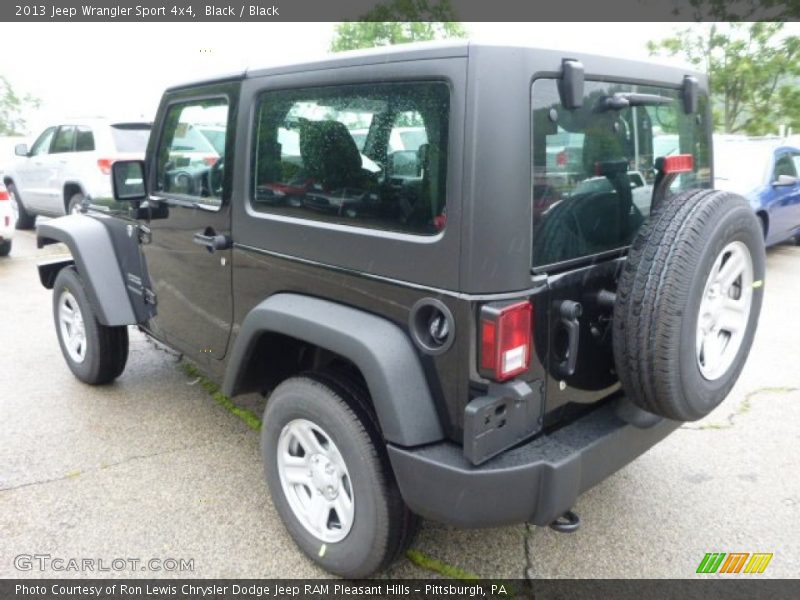 Black / Black 2013 Jeep Wrangler Sport 4x4