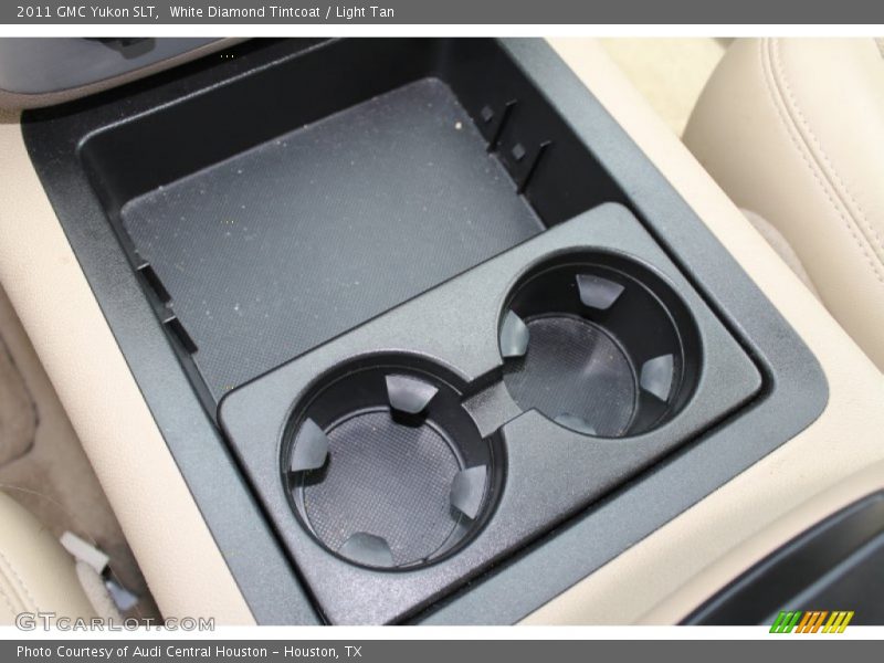 White Diamond Tintcoat / Light Tan 2011 GMC Yukon SLT