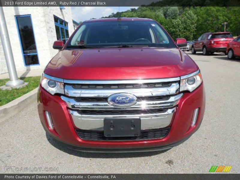 Ruby Red / Charcoal Black 2013 Ford Edge Limited AWD