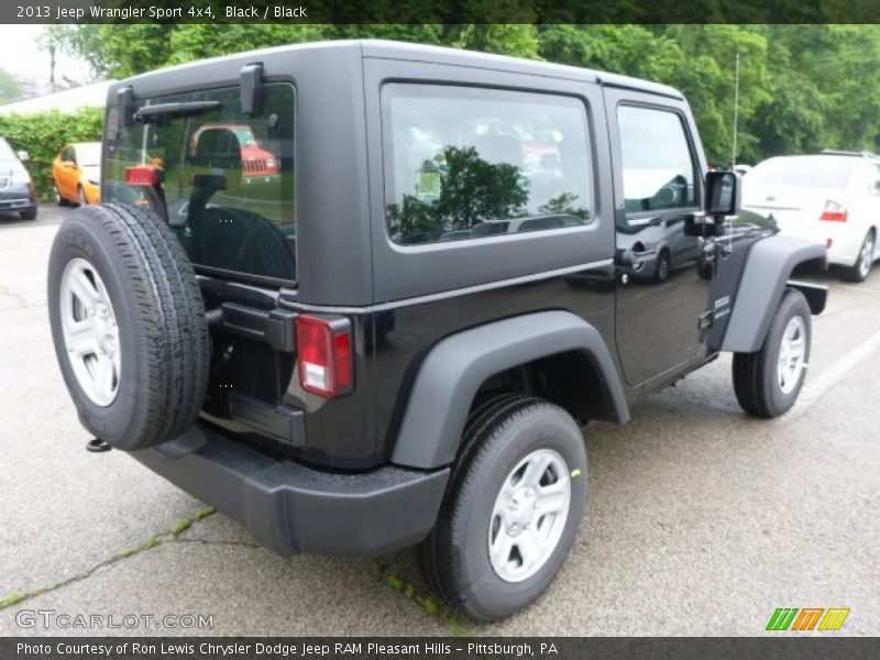 Black / Black 2013 Jeep Wrangler Sport 4x4