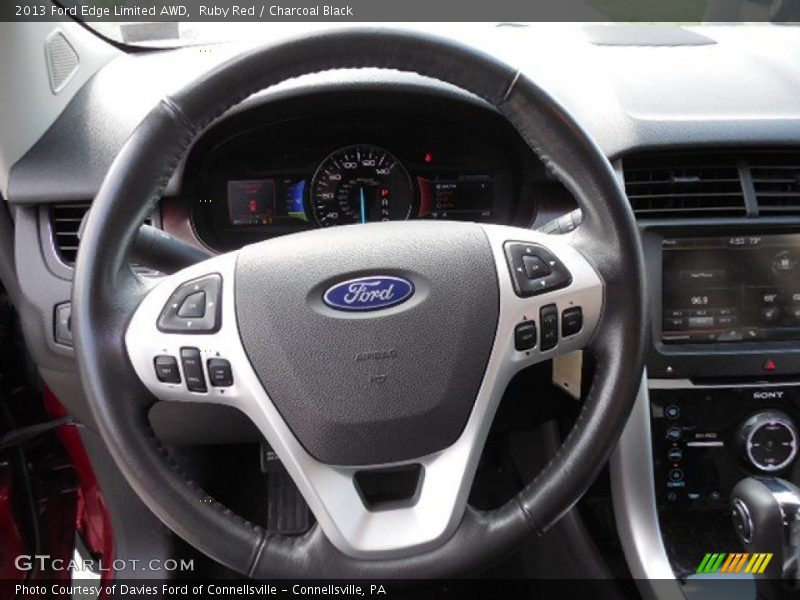 Ruby Red / Charcoal Black 2013 Ford Edge Limited AWD