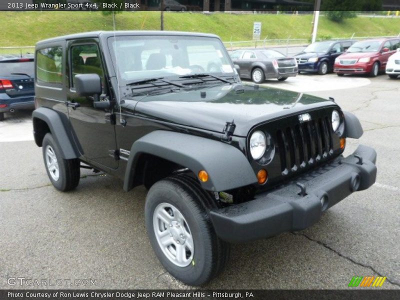 Black / Black 2013 Jeep Wrangler Sport 4x4