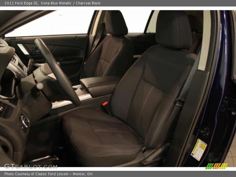 Kona Blue Metallic / Charcoal Black 2011 Ford Edge SE