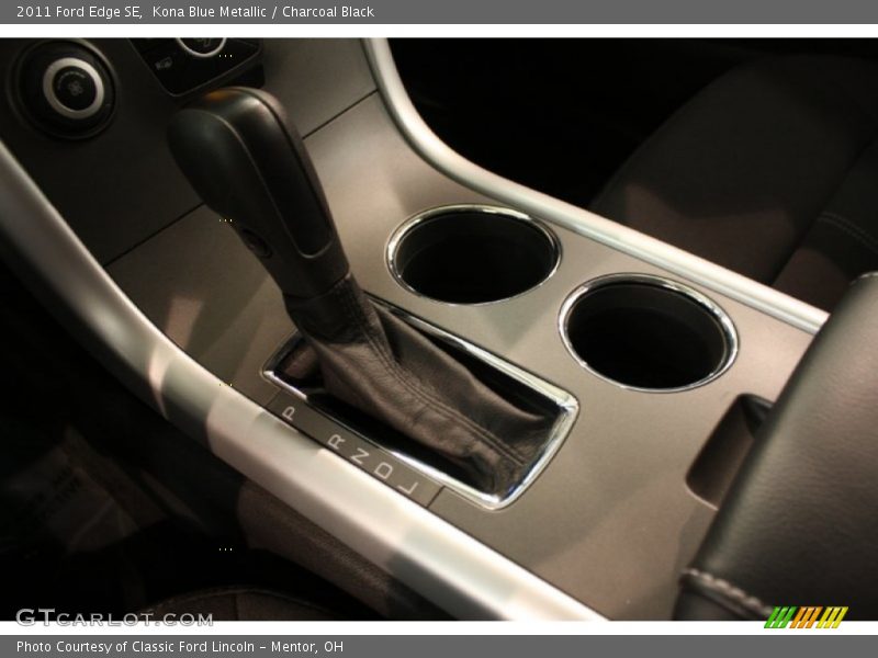 Kona Blue Metallic / Charcoal Black 2011 Ford Edge SE