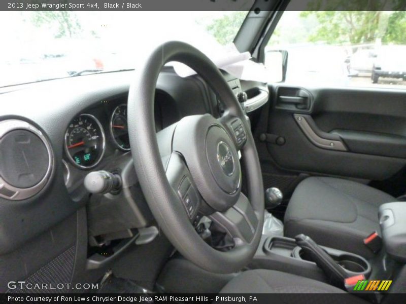 Black / Black 2013 Jeep Wrangler Sport 4x4