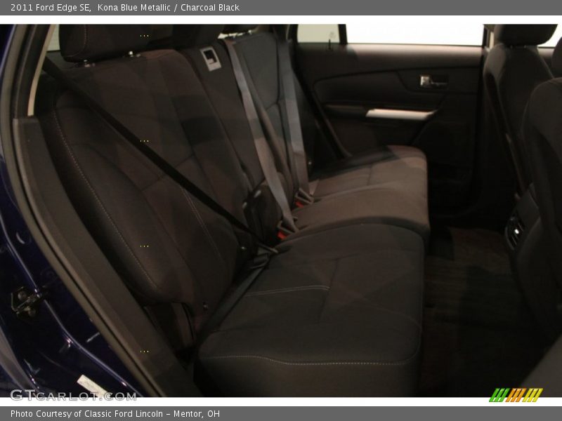 Kona Blue Metallic / Charcoal Black 2011 Ford Edge SE