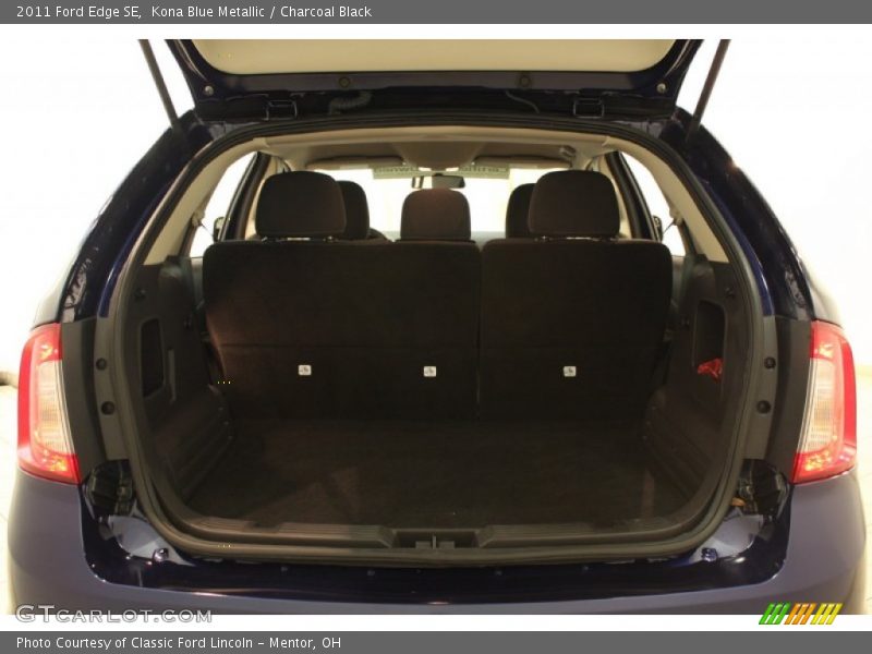 Kona Blue Metallic / Charcoal Black 2011 Ford Edge SE