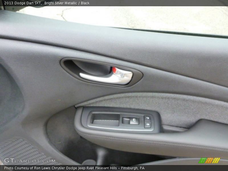 Bright Silver Metallic / Black 2013 Dodge Dart SXT