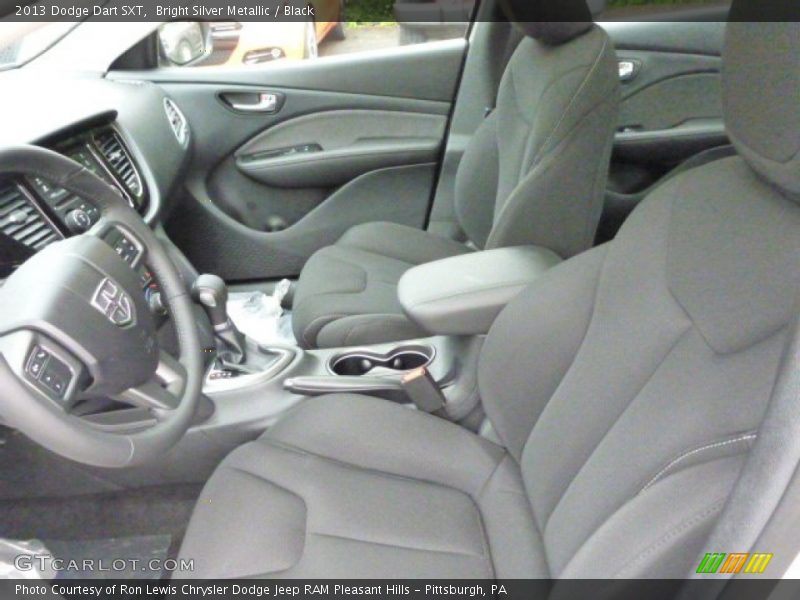 Bright Silver Metallic / Black 2013 Dodge Dart SXT