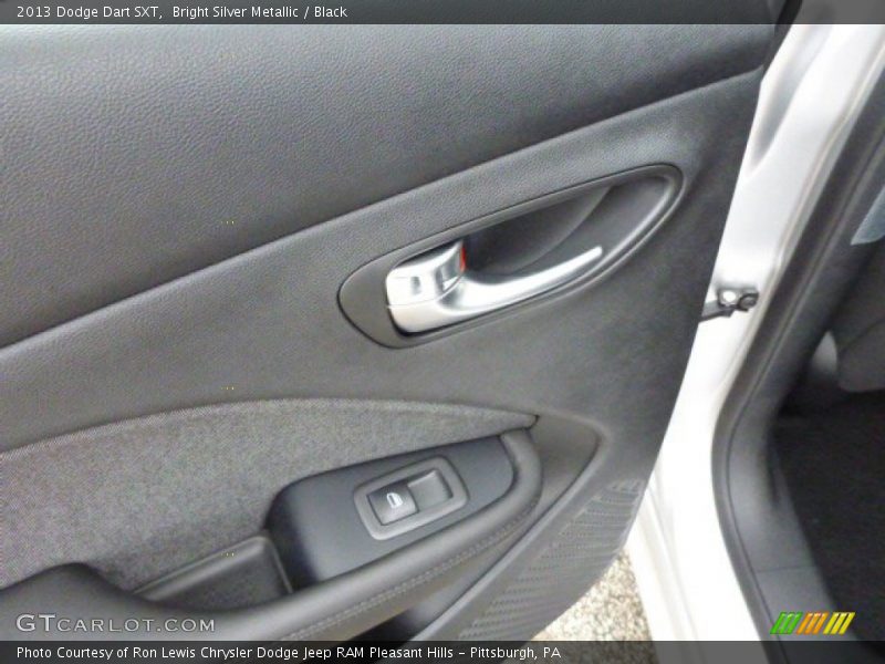 Bright Silver Metallic / Black 2013 Dodge Dart SXT