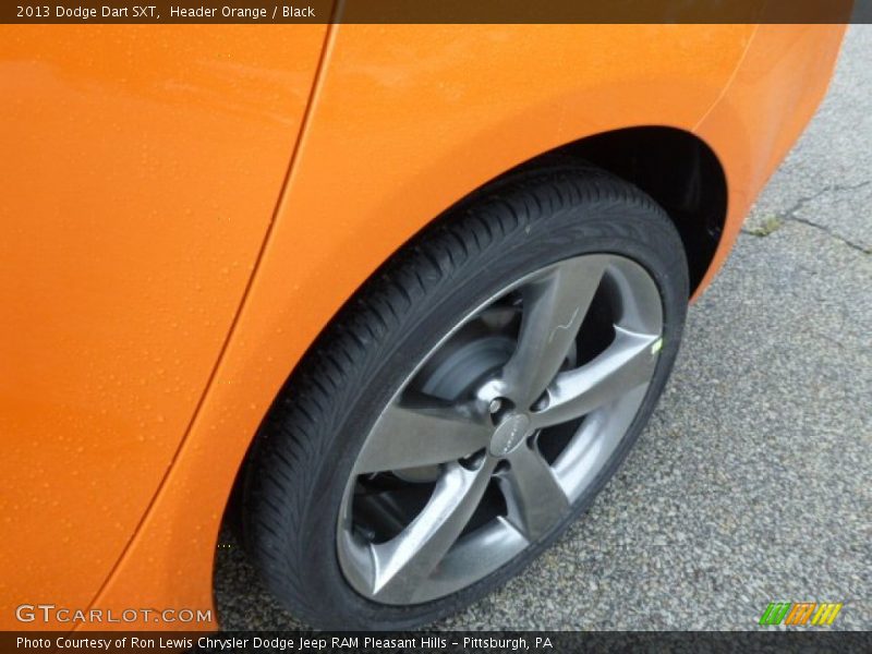 Header Orange / Black 2013 Dodge Dart SXT