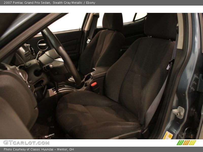 Front Seat of 2007 Grand Prix Sedan