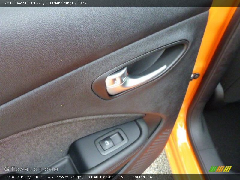 Header Orange / Black 2013 Dodge Dart SXT
