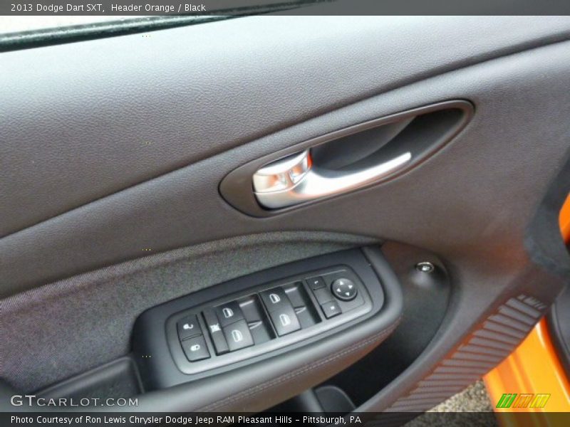 Header Orange / Black 2013 Dodge Dart SXT