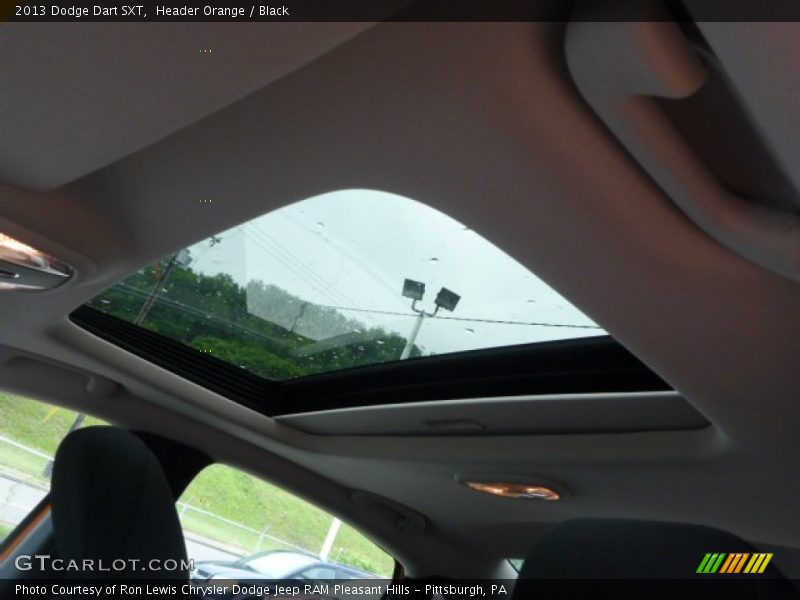 Header Orange / Black 2013 Dodge Dart SXT