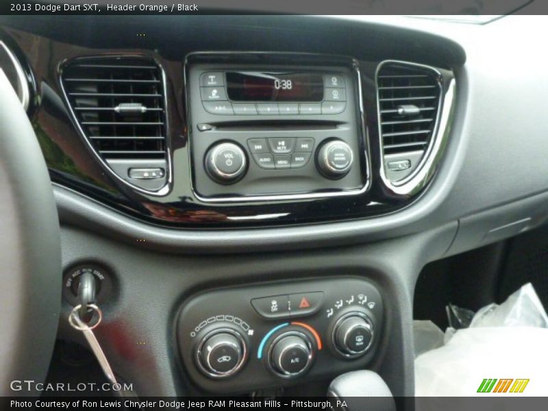 Header Orange / Black 2013 Dodge Dart SXT